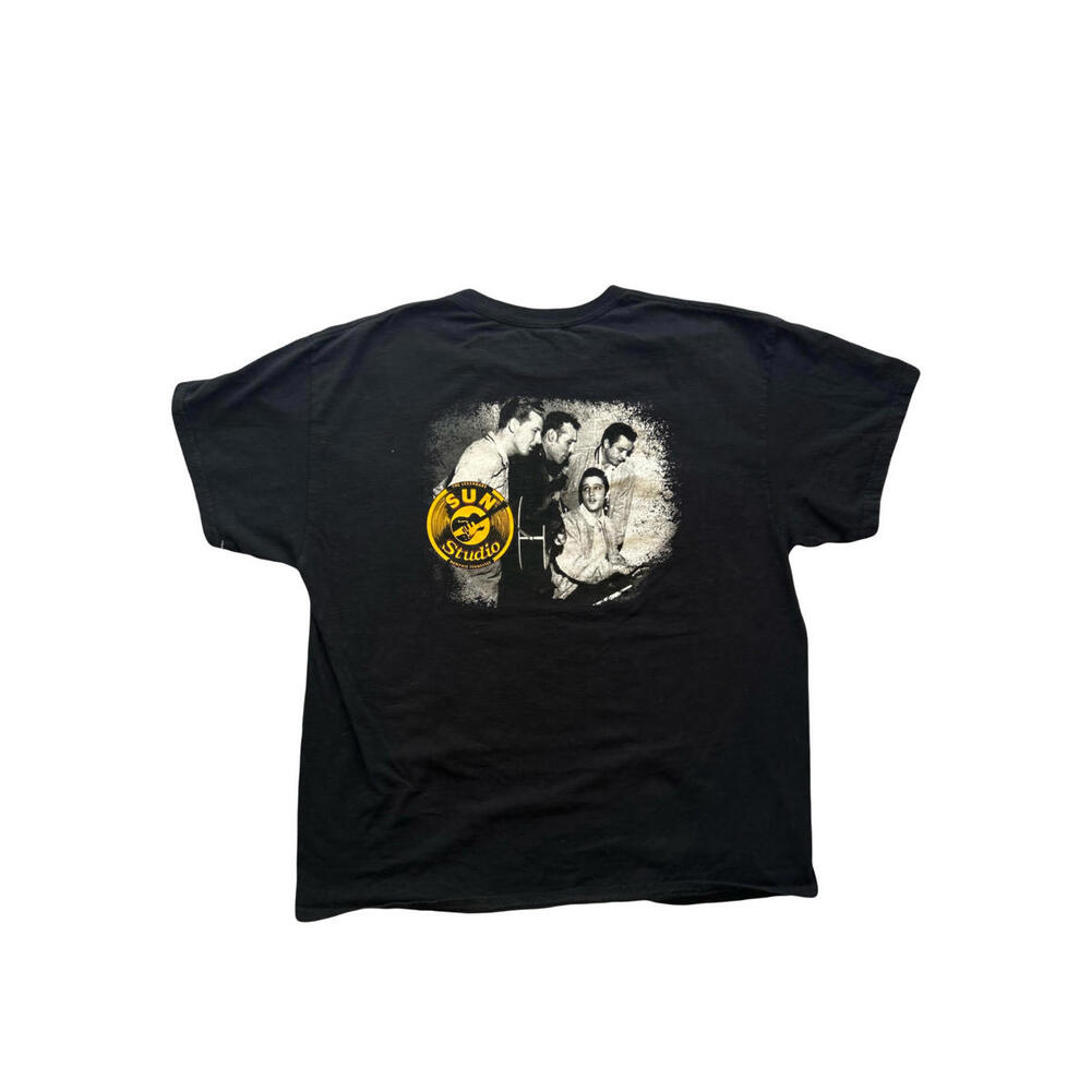 Elvis Shirt XL - Sun Records Mens Rock And Roll Classic Band Tee Black